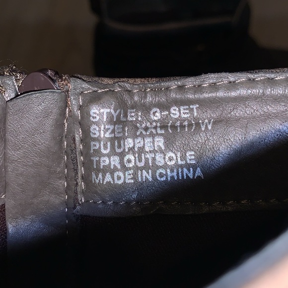 Rue21 ETC! Marble brown zip up heeled boots - Picture 8 of 8